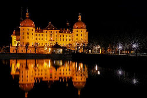 Golden Night Calm at the Castle