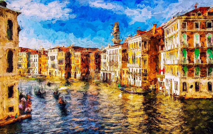 Reflections On The Grand Canal by Joseph S Giacalone Photography
