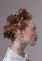 Abstract portret Pastel