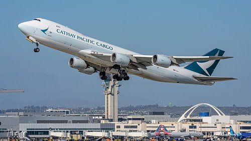 Cathay Pacific Cargo Boeing 747-8 Frachtflugzeug.