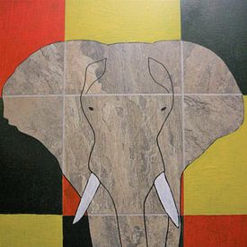 Éléphant d'Afrique sur hou2use
