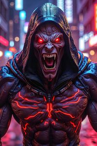 NEON VAMPIRE - Le vampire futuriste dans la ville cyberpunk