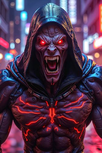 NEON VAMPIRE - De futuristische vampier in de cyberpunkstad