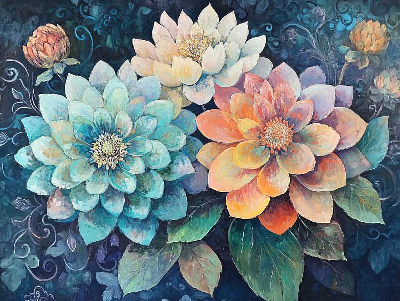 Live Flowers | Live Petals by Wonderful Art