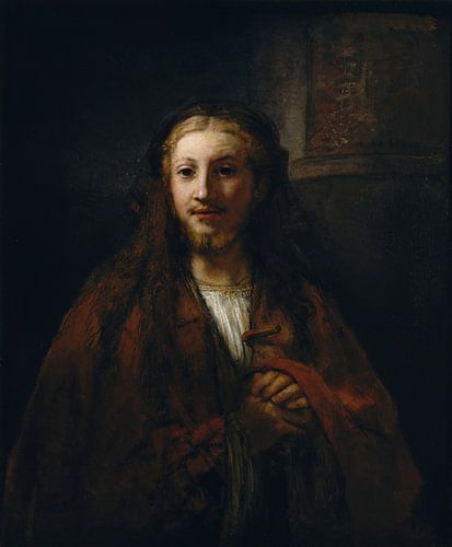 Christus met een Personeel, volger van Rembrandt