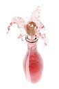 00915108 Rosen, die aus einer Flasche spritzen von BeeldigBeeld Food & Lifestyle Miniaturansicht