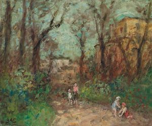 GEORGES D'ESPAGNAT, Monceau Park, 1935