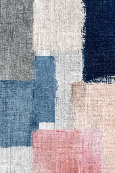 Abstrakte Geometrie Winterfarben von Matthias Hauser