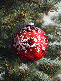 Red Christmas Ornament