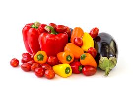 Vegetable isolated on a white background by Carola Schellekens