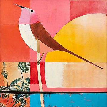 Oiseaux abstraits sur Color Square