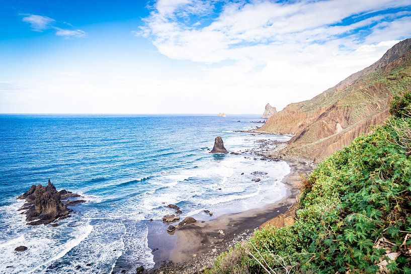 Een strandje op het eiland Tenerife van Nicole Geerinck