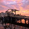 Zonsondergang Rembrandtbrug by Chris van Keulen