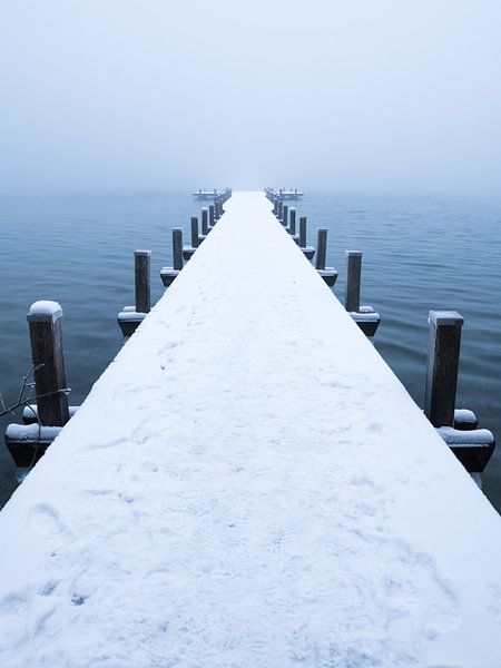 Passerelle glacée par Denis Feiner