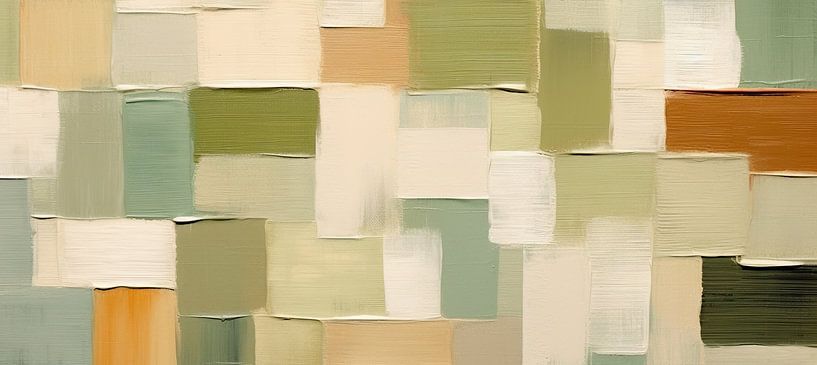 Blue-Green 76.69 by ARTEO Paintings