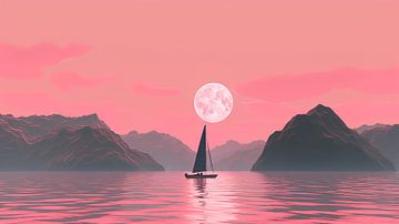 Sailing to the Moon by ByNoukk