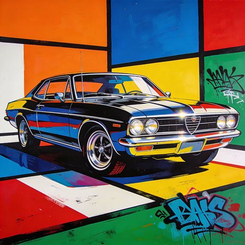Graffiti Cruiser — Quand le street art rencontre les voitures anciennes