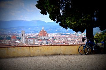 Zicht op Florence, Toscane, Italië van Bianca Dekkers-van Uden