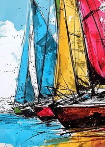 Segelsport Kunst #Segeln #Jacht