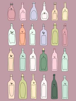 Flaschen in der Küche