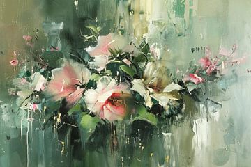 Abstract Flower painting | Dreamy Petals by Eye catching paintings