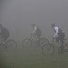 Course cycliste bavaroise dans le brouillard sur Paul Franke