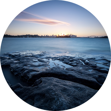 Sydney Panorama bij het Blauwe Uur van Jiri Viehmann