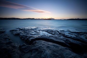 Panorama de Sydney à l'heure bleue sur Jiri Viehmann