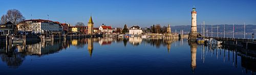 Havenpanorama Lindau aan het Bodenmeer