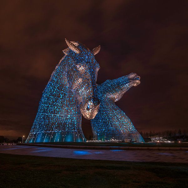 De Kelpies, Scotland van Hans Kool