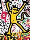 Aapjes StreetArt van ARTEO Schilderijen thumbnail