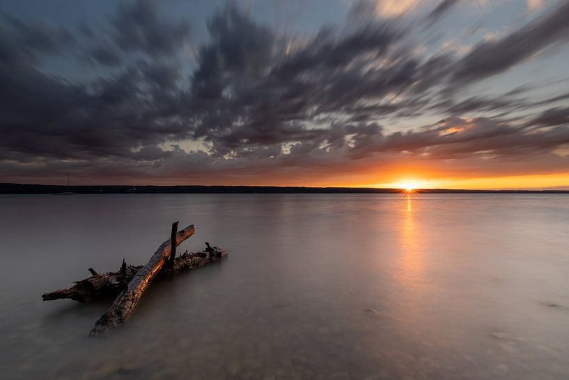 Sonnenuntergang am Ammersee von Teresa Bauer