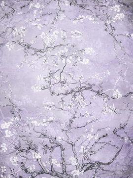 Lilac Gray Blossoms by Your unique art