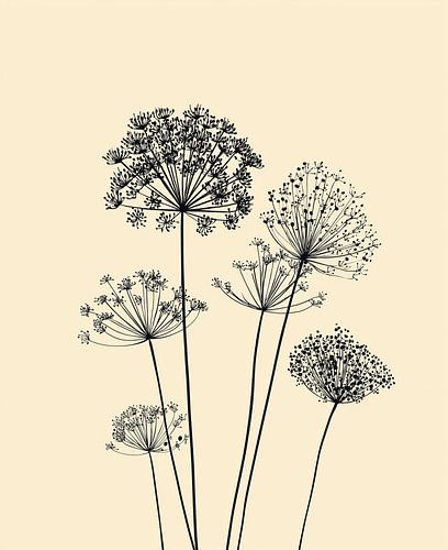 Dry flowers by Bert Nijholt