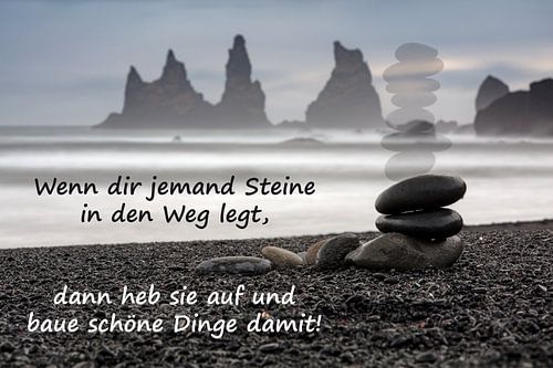 Wenn dir jemand Steine in den Weg legt