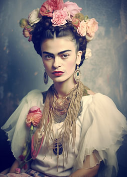 Frida weiß, grau und rosa