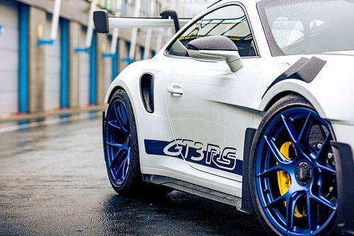 Porsche GT3 RS op het circuit Assen