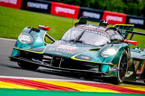 L'hypercar Aston Martin Valkyrie à Spa-Francorchamps