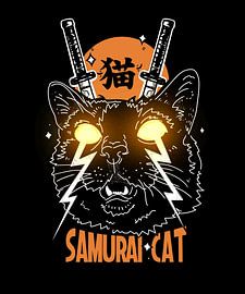 Samurai-Katze von Artthree