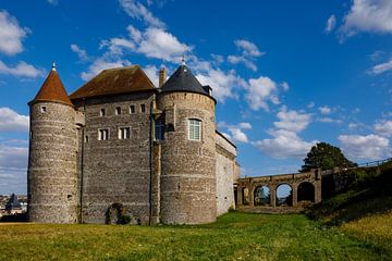 Dieppe Castle in Normandy by Roland Brack