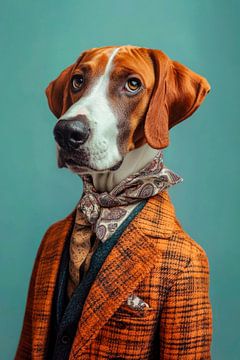 English Foxhound by Poster Art Shop