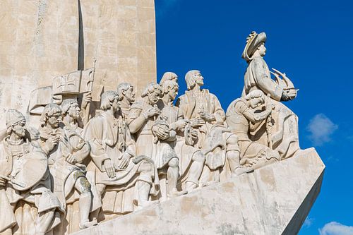 Het monument Padrão dos Descobrimentos in Belém in Lissabon in Portugal