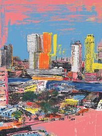 Rotterdam Skyline | A Colourful, Modern City by Lauren Wilde