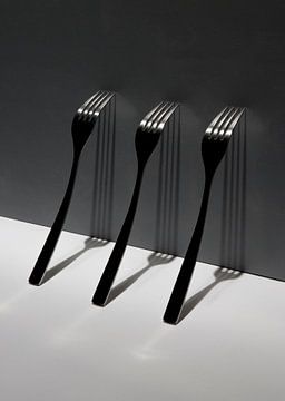 Still life with forks by Marco Heemskerk