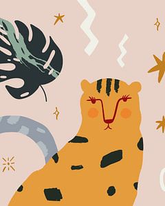 Verspielte Illustration Wildtiere