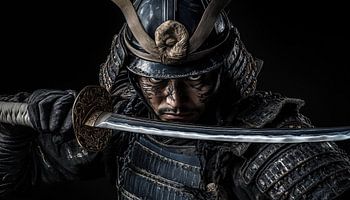 Samoerai/samurai portret panorama