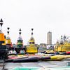 De Brandaris tussen de boeien op Terschelling van Lydia