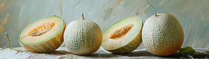Malerei Melone
