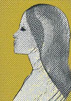 A woman's silhouette