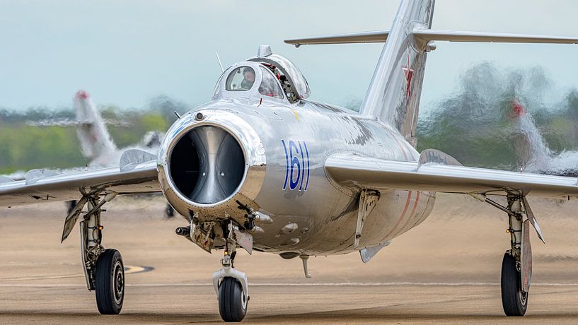 Mikoyan-Gurevich Mig-17F Fresco. by Jaap van den Berg